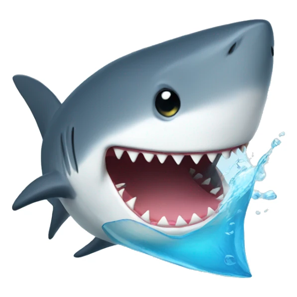 i love you shark sticker