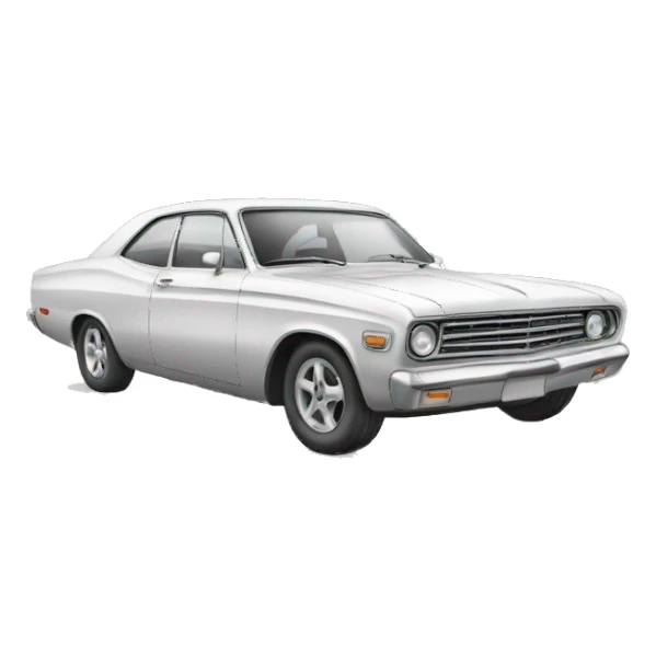 Car emoji drawn in pencil sticker