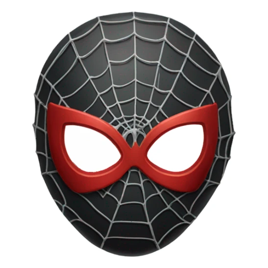 Marvel spiderman mask sticker