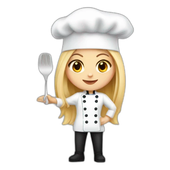 white-girl-chef-vampire sticker
