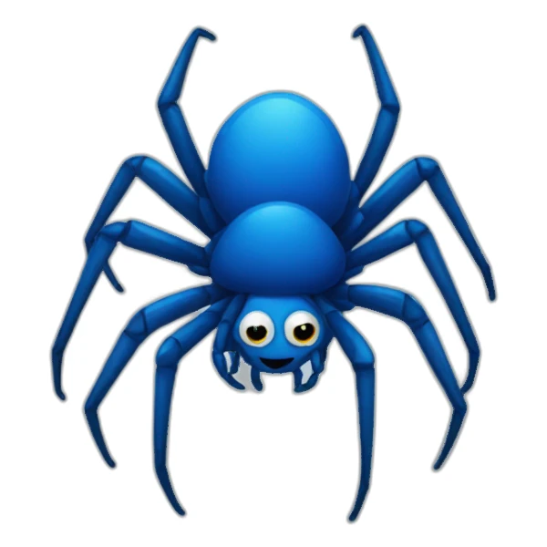 Blue Spider sticker