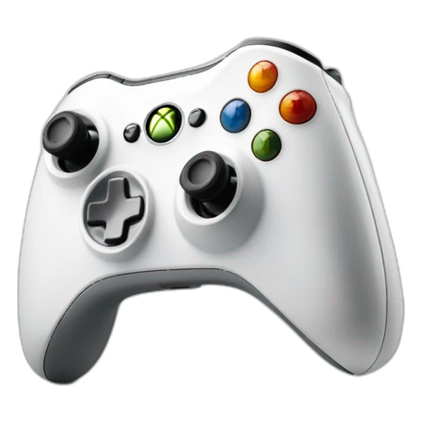 Console de jeu Xbox 360 blanche sticker
