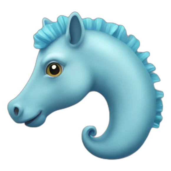 hippocampe sticker