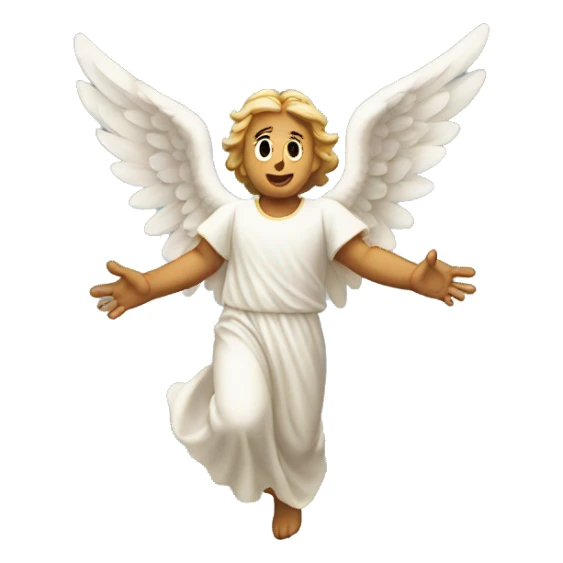 Angel ascendiendo  sticker