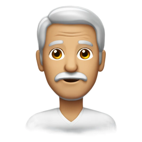 Hombre viejo con barba sticker