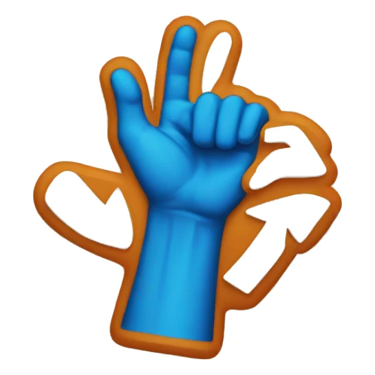 A hang loose sign with a not allowed symbol on top  sticker