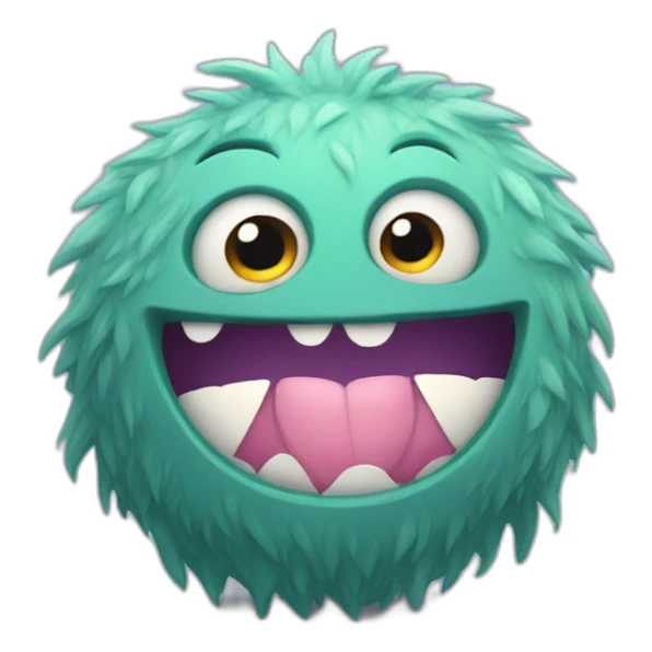 Snuggly monster  sticker