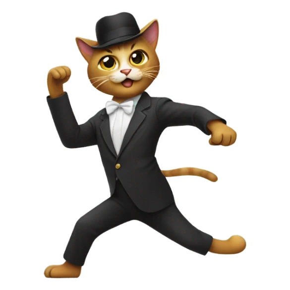 Cats salsa dancing sticker