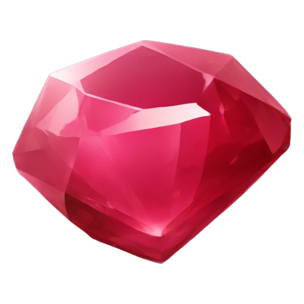 ruby stone sticker