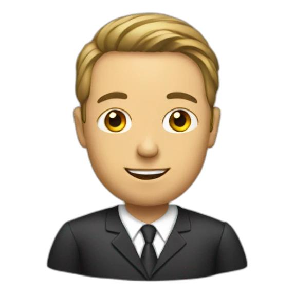 lawyer with a folder sticker