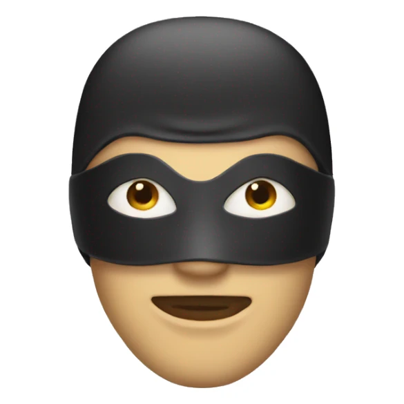 mysterious masked man  sticker