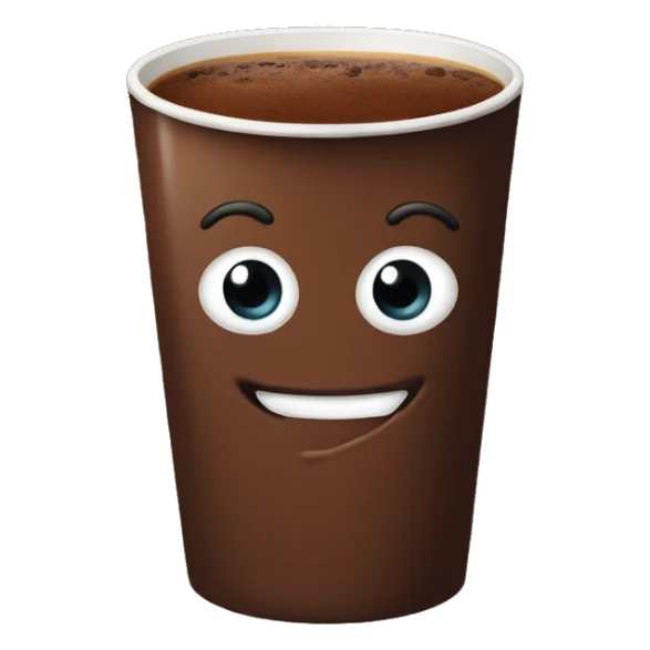 Chocolate coffe sticker