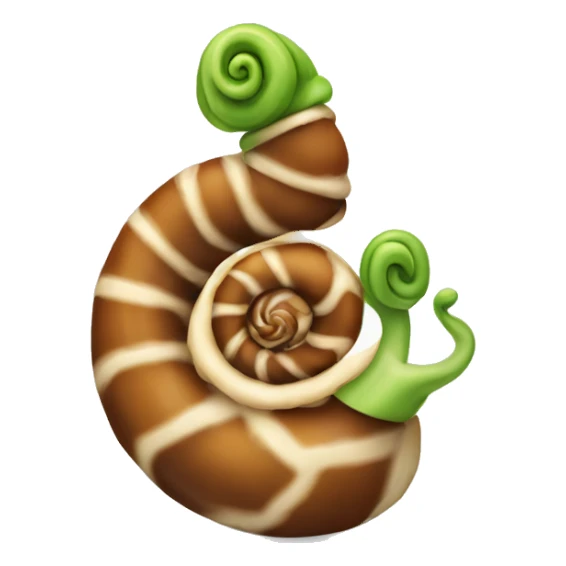 Eine Zimtschnecke sticker