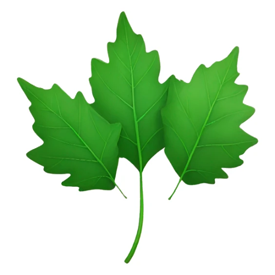 canadian another color leaf sticker