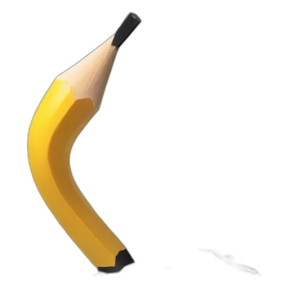 pencil falls into water sticker