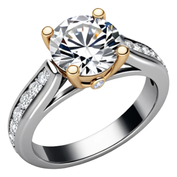 white jewelry ring sticker