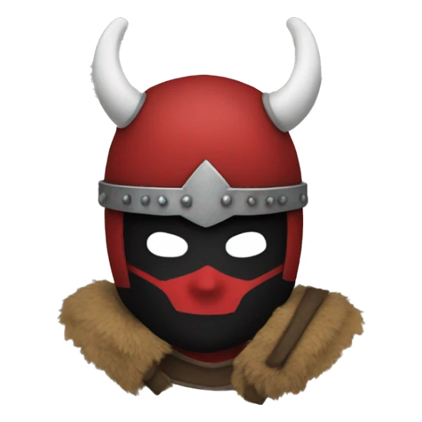 Viking costume Deadpool sticker