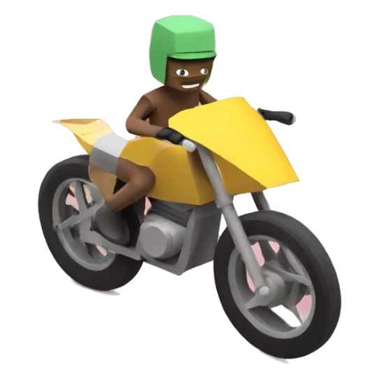 Papercraft racing sticker