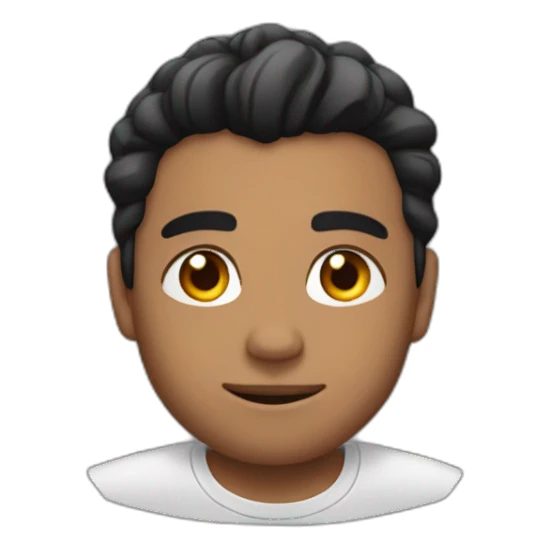 Corazón negro fuerte  sticker