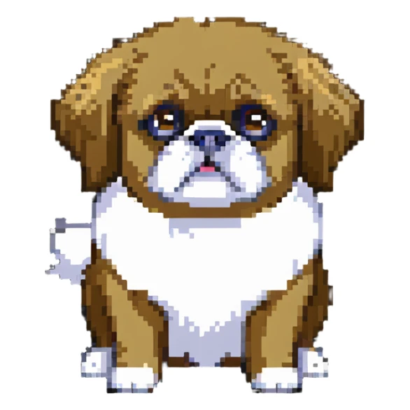 Pekingese dog sticker