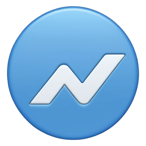 blue circle with a checkmark in the middle sticker