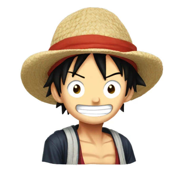 luffy sigh sticker