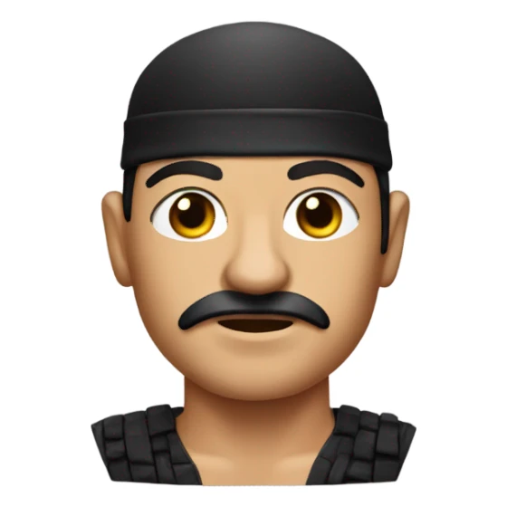 Chopped chin with egyptian property sticker