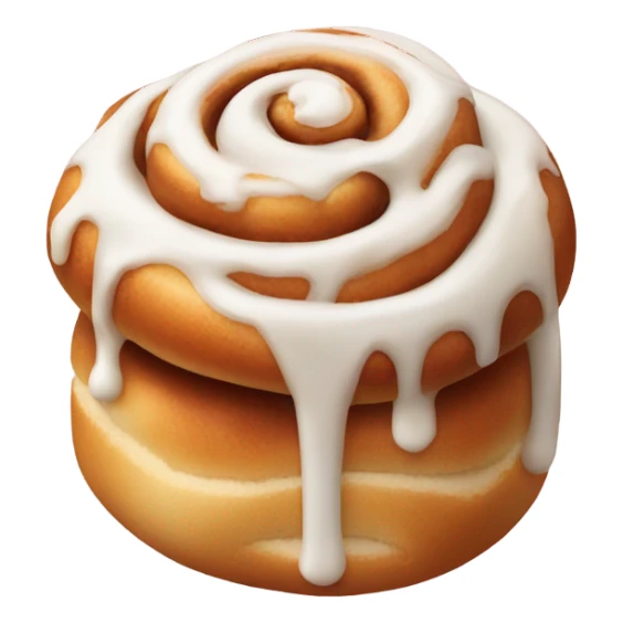 Icing cinnamon bun  sticker