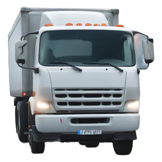 camion dans la neige sticker