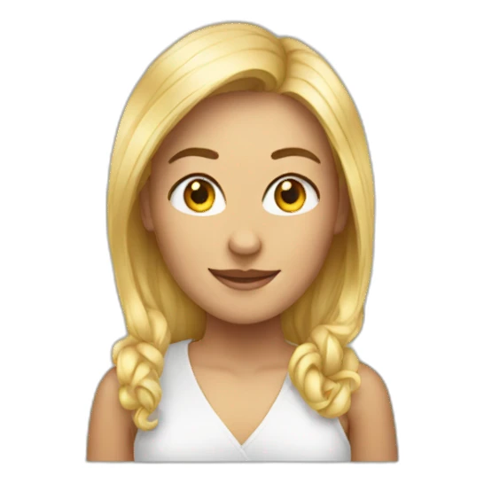 nice looking female sticker