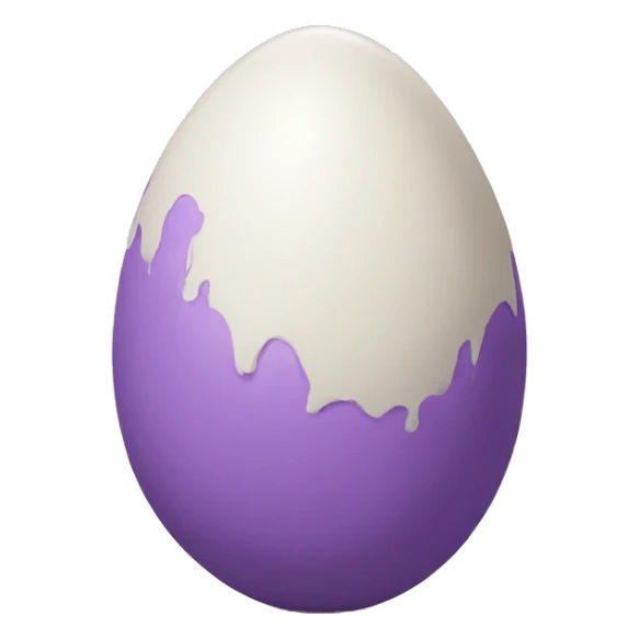 painted egg sticker