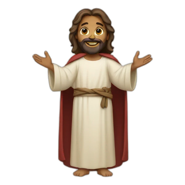 welcoming jesus sticker