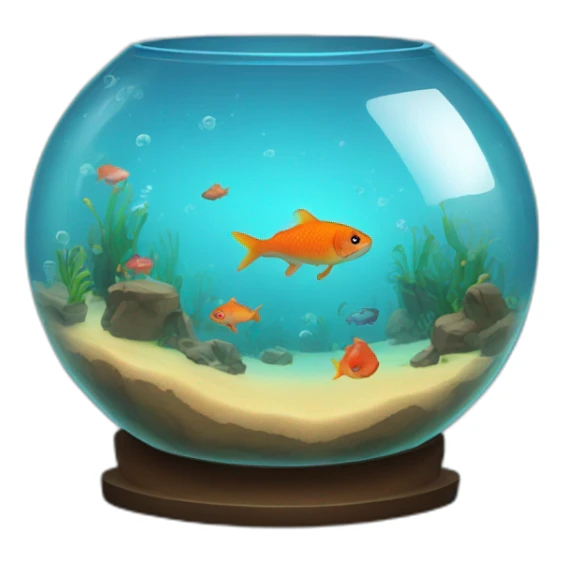 Fishbowl universe sticker