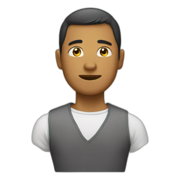 Homme qui ouvre les bras sticker