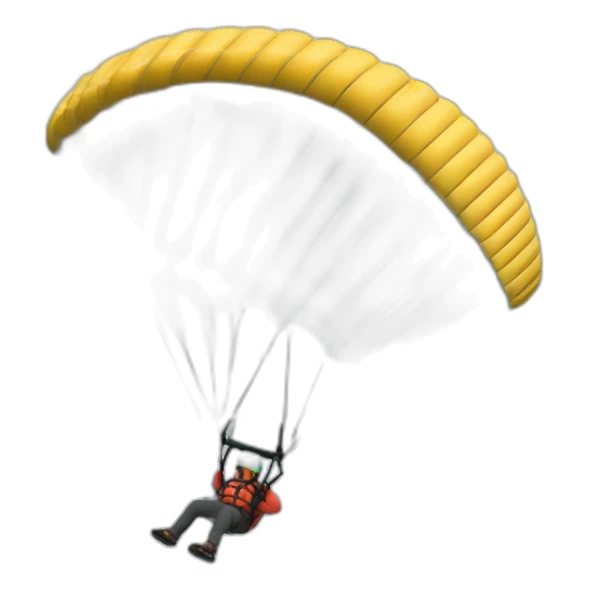 Paragliding winter sticker