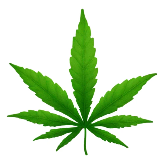 weed leaf sticker