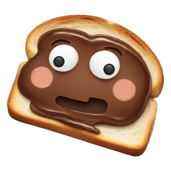 nutella on bread sticker