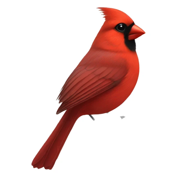 Cardinal on Snowy Branch  sticker