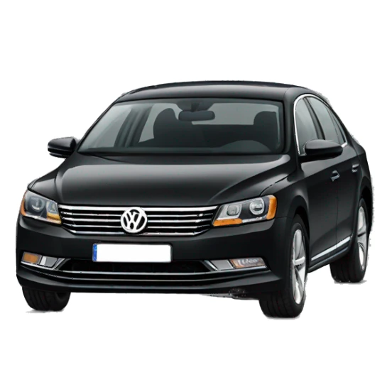 black volkswagen passat sticker
