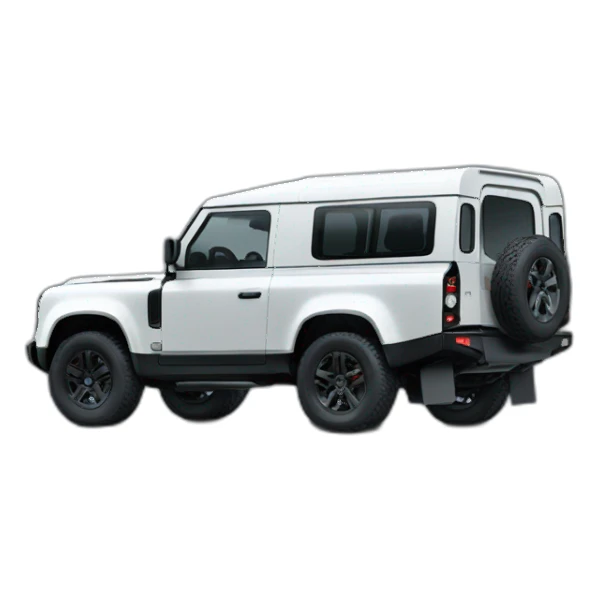 the new landrover defender black sticker