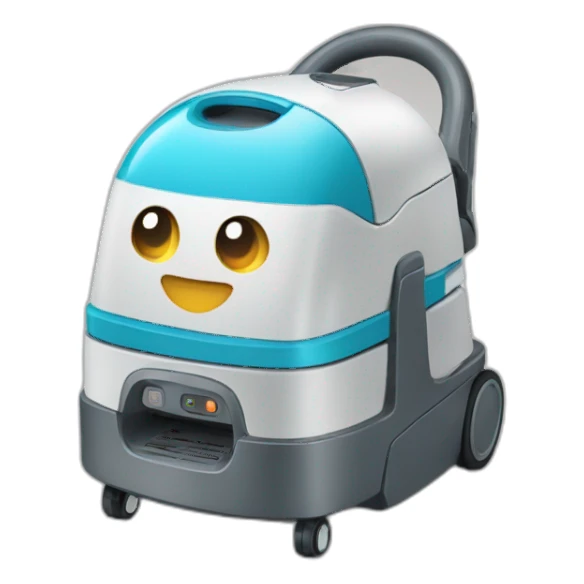 Chat sur aspirateur sticker