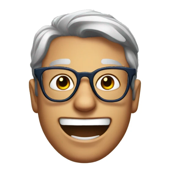 Spiderman Head hero With Glasses sticker