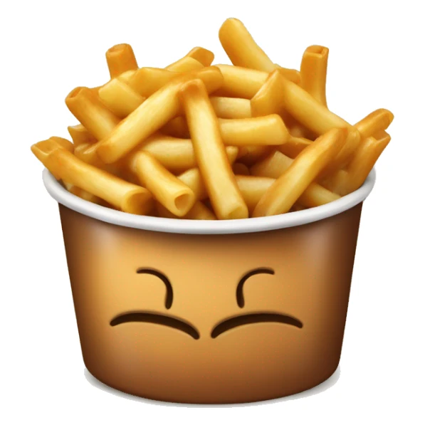 Poutine qui mange des pâtes? sticker