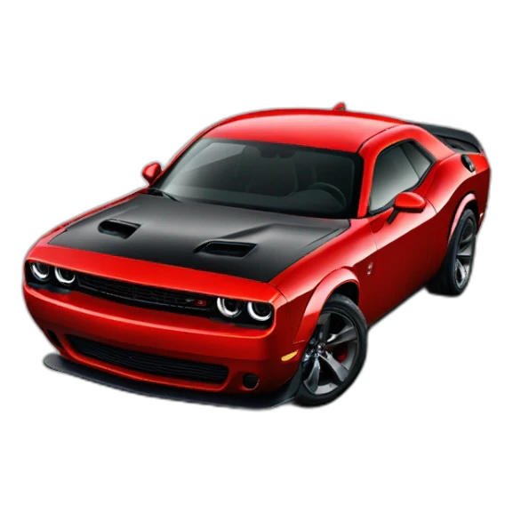 Dodge challenger demon sticker