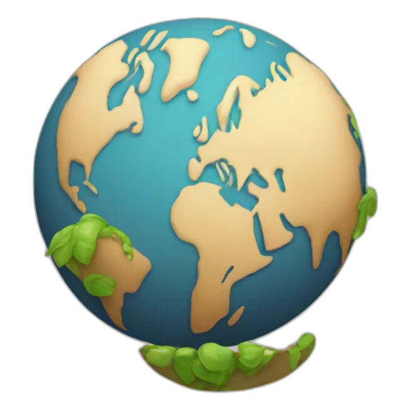 language earth sticker