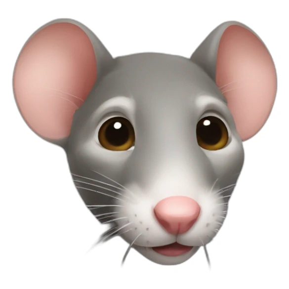 rat with Putin's face sticker