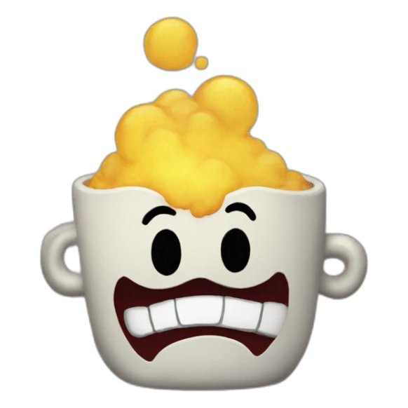 The Cuphead show sticker