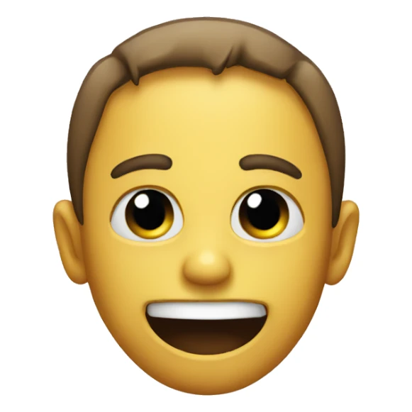 Creepy smiling emoji  sticker