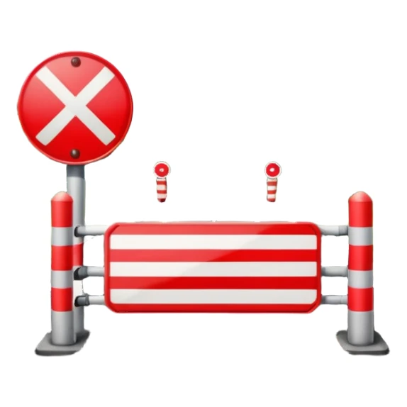 Railroad crossing japan  sticker