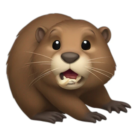 beaver,bober,kurwa sticker